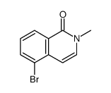 5-溴-2-甲基异喹啉-1(2H)-酮结构式