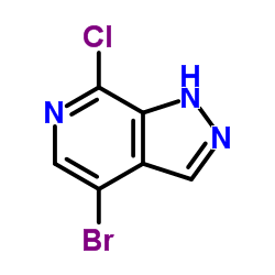 4-bromo-7-chloro-1H-pyrazolo[3,4-c]pyridine Structure