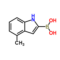 (4-Methyl-1H-indol-2-yl)boronic acid Structure