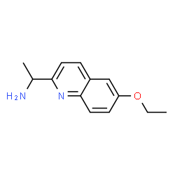 2-Quinolinemethanamine,6-ethoxy-alpha-methyl-(9CI) structure