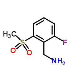 (2-fluoro-6-(Methylsulfonyl)phenyl)Methanamine picture