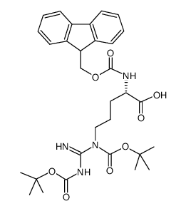 Fmoc-Arg (Boc)2-OH Structure