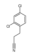 BENZENEPROPANENITRILE, 2,4-DICHLORO- Structure