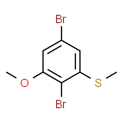 1,4-Dibromo-2-methoxy-6-(methylsulfanyl)benzene picture