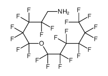 2,2,3,3,4,4,5,5-octafluoro-5-(1,1,2,2,3,3,4,4,5,5,6,6,6-tridecafluorohexoxy)pentan-1-amine Structure