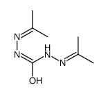 1,3-bis(propan-2-ylideneamino)urea Structure