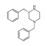 (S)-1,3-二苄基哌嗪结构式