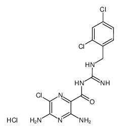 2',4'-dichlorobenzamil hydrochloride Structure