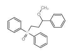 Phosphine oxide,(3-methoxy-3-phenylpropyl)diphenyl- Structure