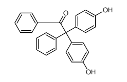 2,2-Bis(p-hydroxyphenyl)-2-phenylacetophenone Structure