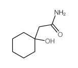 Cyclohexaneacetamide,1-hydroxy-结构式