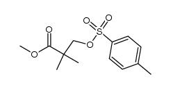 methyl 3-(p-tolylsulfonyloxy)-2,2-dimethylpropanoate结构式