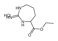 ethyl 2-amino-4,5,6,7-tetrahydro-1H-1,3-diazepine-7-carboxylate,hydrochloride结构式