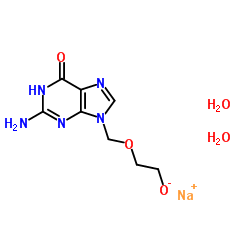 Sodium 2-((2-amino-6-oxo-1H-purin-9(6H)-yl)methoxy)ethanolate dihydrate picture