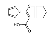 2-pyrrol-1-yl-5,6-dihydro-4H-cyclopenta[b]thiophene-3-carboxylic acid结构式