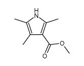 methyl 2,4,5-trimethyl-1H-pyrrole-3-carboxylate structure