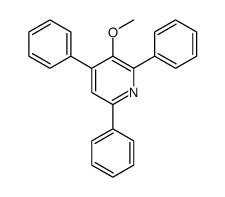 3-methoxy-2,4,6-triphenylpyridine Structure