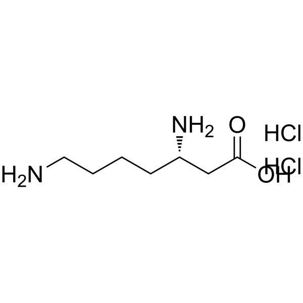 H-b-HoLys-OH·2HCl Structure