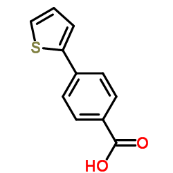 4-(2-噻吩基)苯甲酸结构式