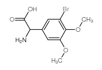 AMINO-(3-BROMO-4,5-DIMETHOXY-PHENYL)-ACETIC ACID Structure