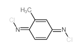 2,5-Cyclohexadiene-1,4-diimine,N1,N4-dichloro-2-methyl- structure