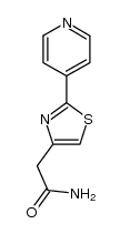 2-(2-pyridin-4-yl-thiazol-4-yl)-acetamide结构式