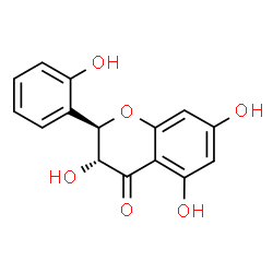 2',3,5,7-tetrahydroxyflavanone Structure