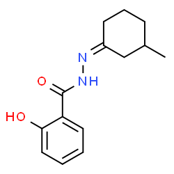 2-hydroxy-N'-(3-methylcyclohexylidene)benzohydrazide Structure