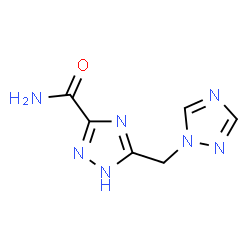 3-(1H-1,2,4-triazol-1-ylmethyl)-1H-1,2,4-triazole-5-carboxamide Structure