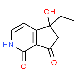 1H-Cyclopenta[c]pyridine-1,7(2H)-dione,5-ethyl-5,6-dihydro-5-hydroxy-(9CI)结构式