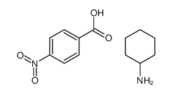 cyclohexylazanium,4-nitrobenzoate Structure