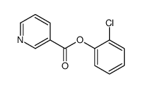 (2-chlorophenyl) pyridine-3-carboxylate Structure