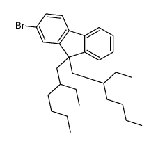 2-Bromo-9,9-bis(2-ethylhexyl)fluoren structure