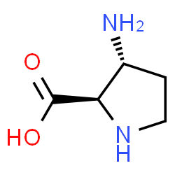 D-Proline, 3-amino-, (3R)-rel- (9CI)结构式