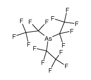 Tris(pentafluoraethyl)arsan Structure