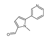 1-methyl-5-pyridin-3-ylpyrrole-2-carbaldehyde结构式