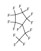 perfluoro-(ethylcyclopentane)结构式