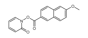 1-(6-methoxy-2-naphthoyloxy)-2-pyridone Structure