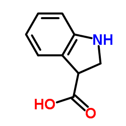 吲哚啉-3-羧酸结构式