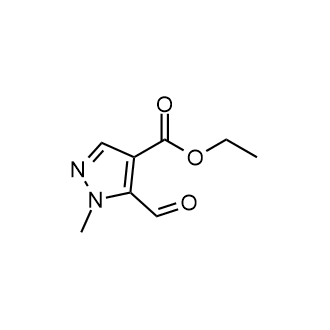 5-甲酰基-1-甲基-1H-吡唑-4-羧酸乙酯结构式