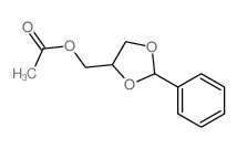 1,3-Dioxolane-4-methanol,2-phenyl-, 4-acetate结构式