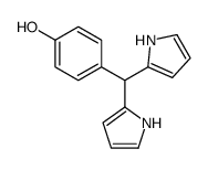 4-[bis(1H-pyrrol-2-yl)methyl]phenol结构式