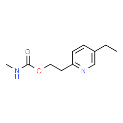 2-Pyridineethanol,5-ethyl-,methylcarbamate(ester)(9CI) structure