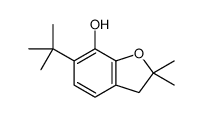 6-tert-butyl-2,2-dimethyl-3H-1-benzofuran-7-ol Structure