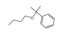 Butyl(α,α-dimethylbenzyl) ether Structure