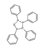 2,3,4,5-tetraphenyl-1,2,3,4,5-thiatetraphospholane Structure