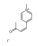 (E)-4-(1-methylpyridin-1-ium-4-yl)but-3-en-2-one,iodide结构式