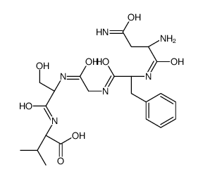 (2S)-2-[[(2S)-2-[[2-[[(2S)-2-[[(2S)-2,4-diamino-4-oxobutanoyl]amino]-3-phenylpropanoyl]amino]acetyl]amino]-3-hydroxypropanoyl]amino]-3-methylbutanoic acid Structure