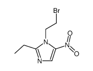 1-(2-bromoethyl)-2-ethyl-5-nitroimidazole结构式