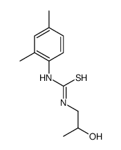 1-(2,4-dimethylphenyl)-3-(2-hydroxypropyl)thiourea Structure